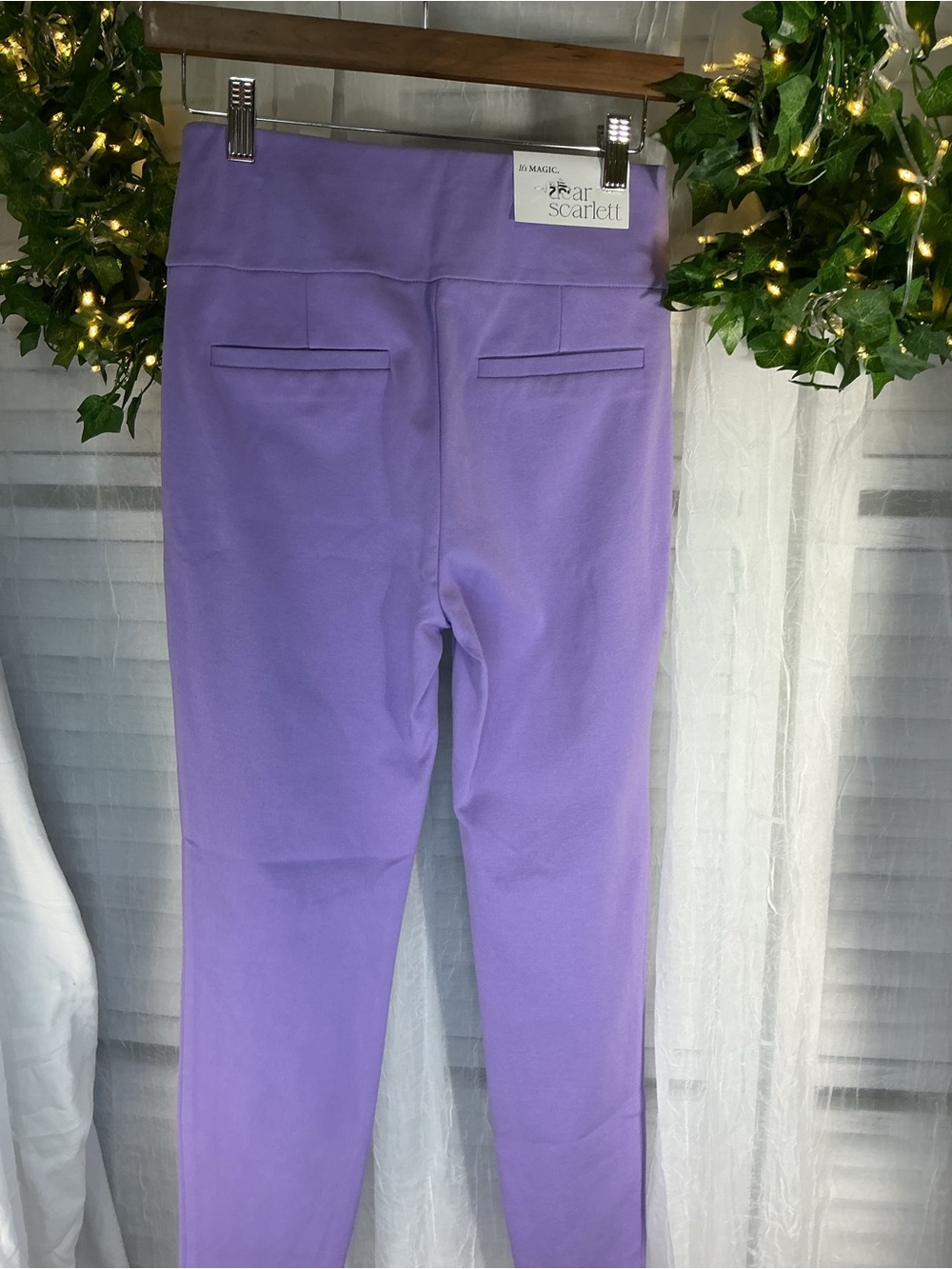 Read description: Dear Scarlett High-Waist Skinny Pant - lavender - Picture 6 of 9